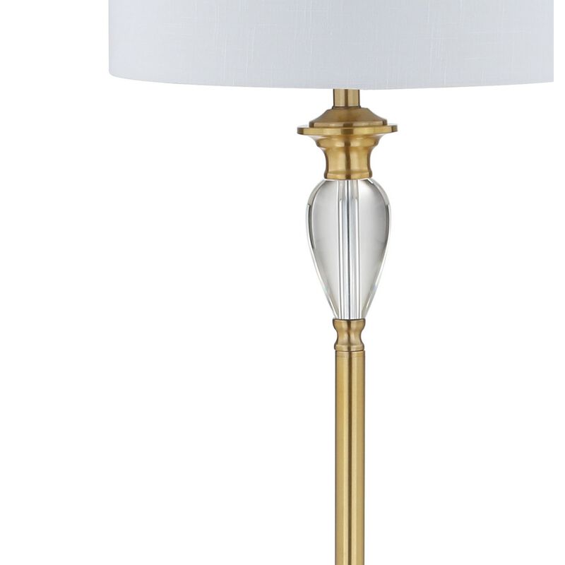 Evelyn Crystal / Metal LED Floor Lamp