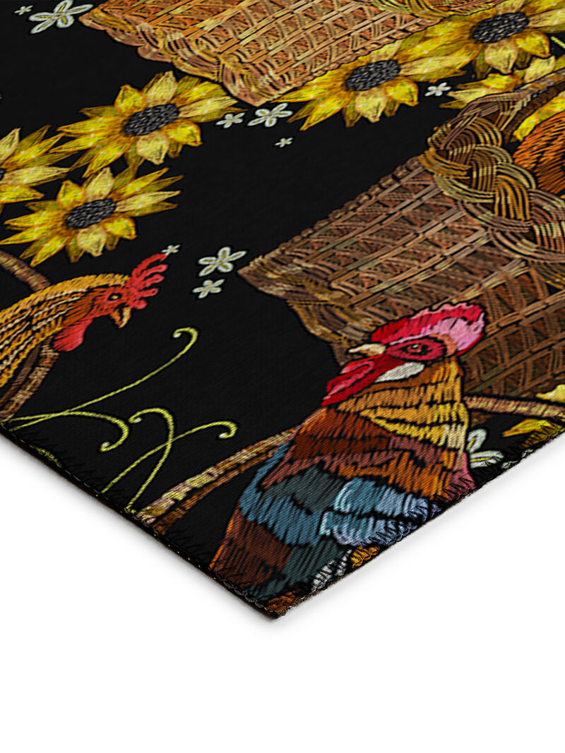 Kendall KE2 Black 10' x 14' Rug