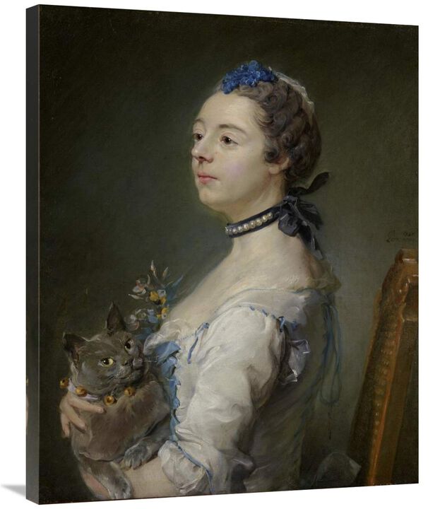 Magdaleine Pinceloup de la Grange, ne de Parseval-Canvas Art-28x35