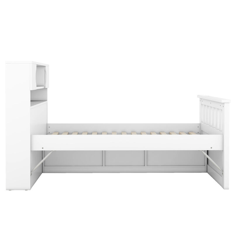 Merax Captain Platform Bed Frame with Storage