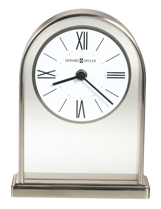 Howard Miller 645826 Howard Miller Jefferson Tabletop Clock 645826 Nickel