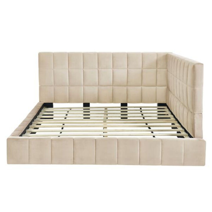 Modern Upholstered Daybed Sofa Bed Frame for Living Room or Bedroom