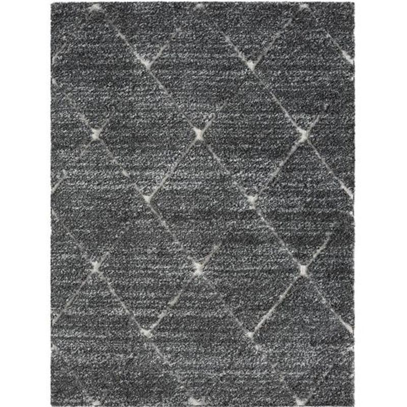 Belen Kox Grey and Cream Area Rug, 8 x 10