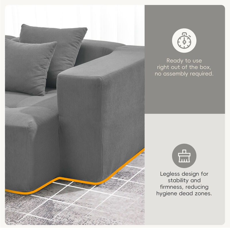 Merax L Shaped Modular Sectional Sofa