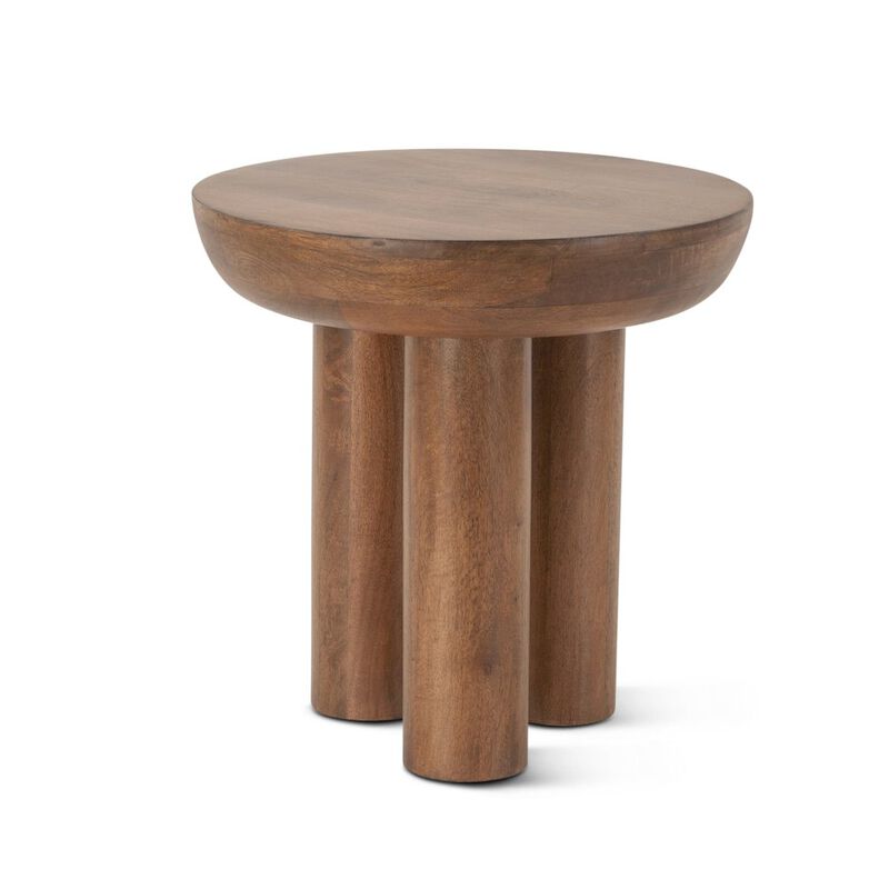 World Interiors Noto 20 Side Table in Acorn Brown
