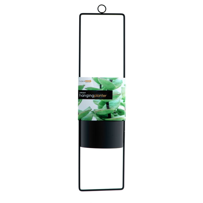 Upright Hanging Planter-large-black