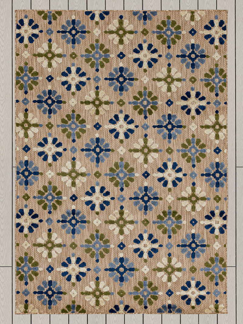 Cabana Cocoa Beach Multi 6' X 9' Rug