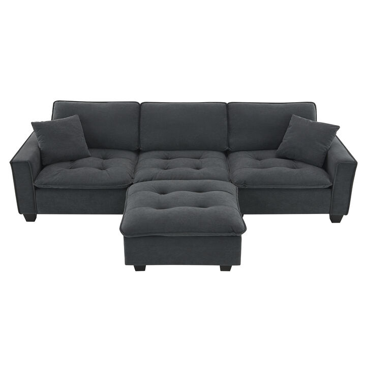 Merax Modern Convertible Sectional Sofa