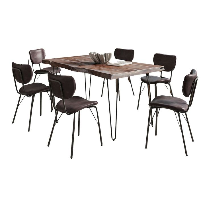 Jofran Nature's Edge 60 Seven Piece Modern Dining Set