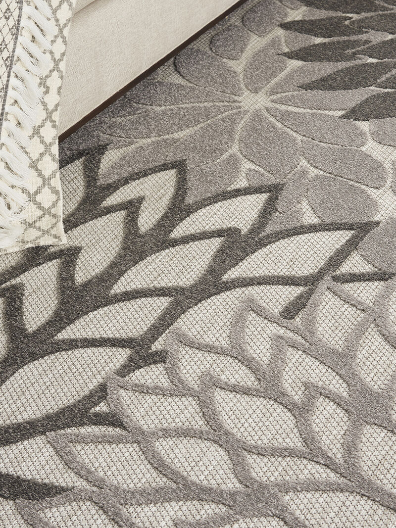 Aloha ALH05 Silver/Gray 6' x 9' Rug