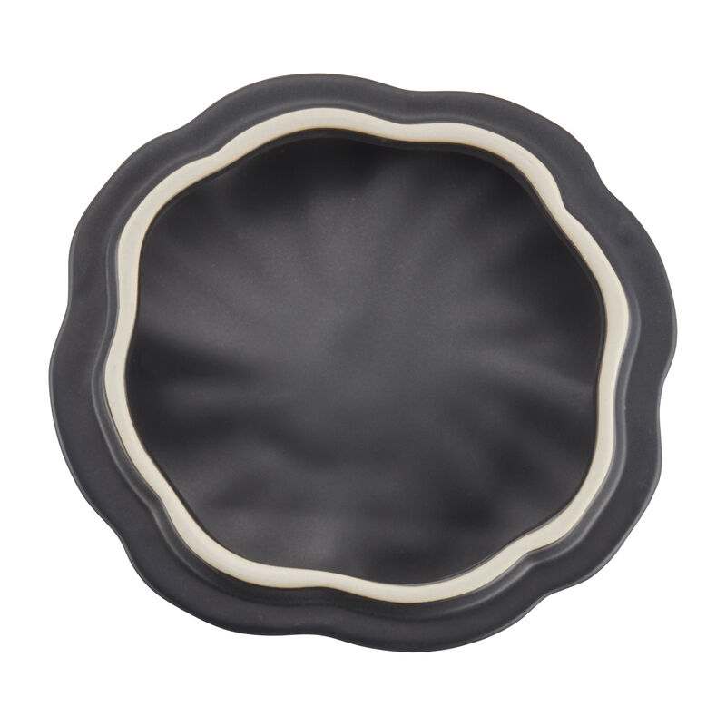 Staub Ceramic 24-oz Pumpkin Cocotte - Matte Black