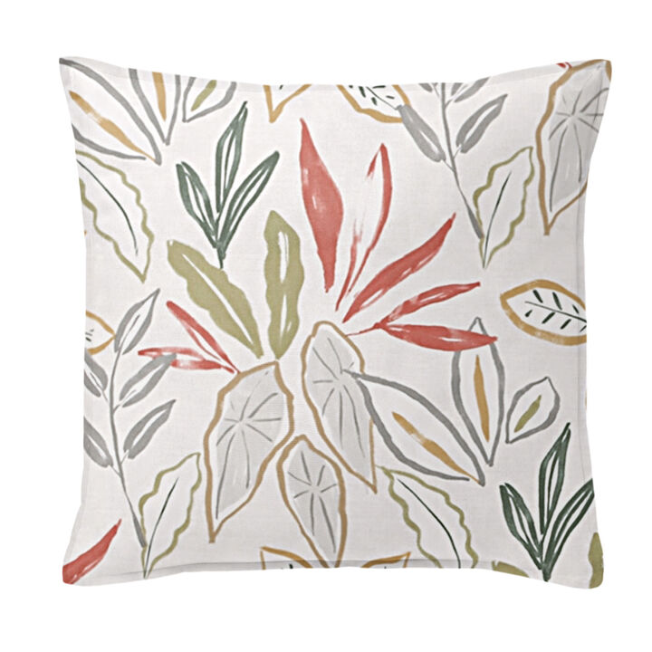 6ix Tailors Fine Linens Fall Foliage Beige Decorative Throw Pillows