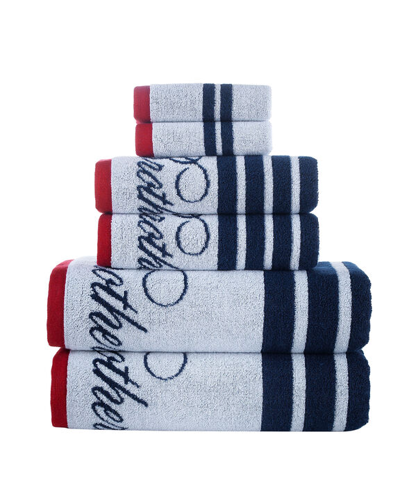 Brooks Brothers Nautical Blanket Stripe 6 pcs Towel Set