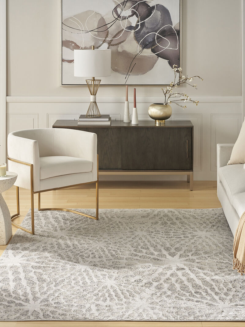 Ambiance AMI02 Gray/Silver 7'10" x 9'10" Rug
