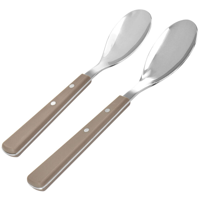 Martha Stewart Garden Cottage 16 Piece Stainless Steel Flatware Set in Taupe