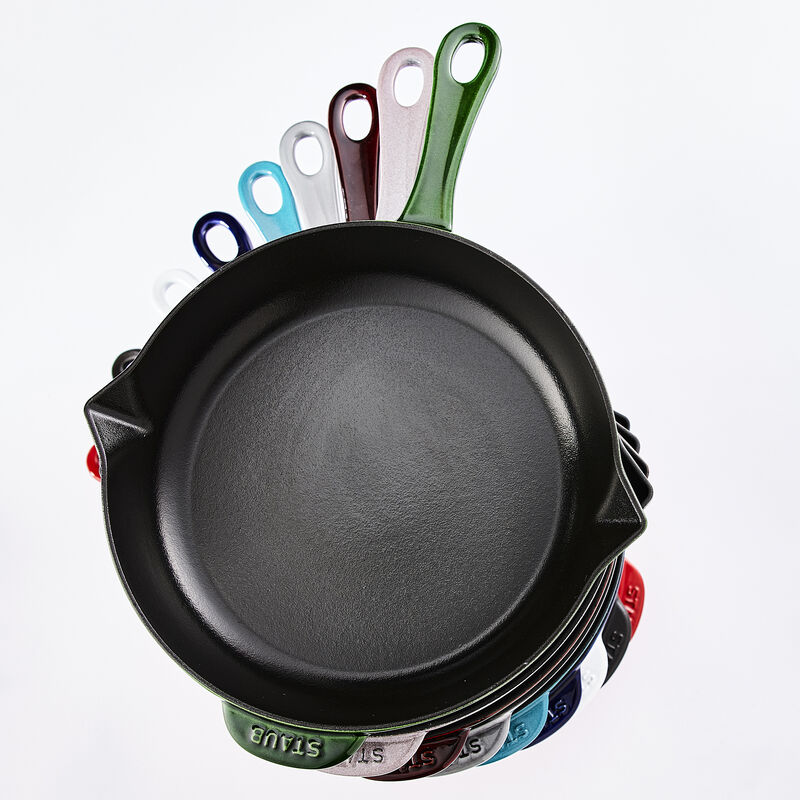 Staub Cast Iron 10-inch Fry Pan - Dark Blue
