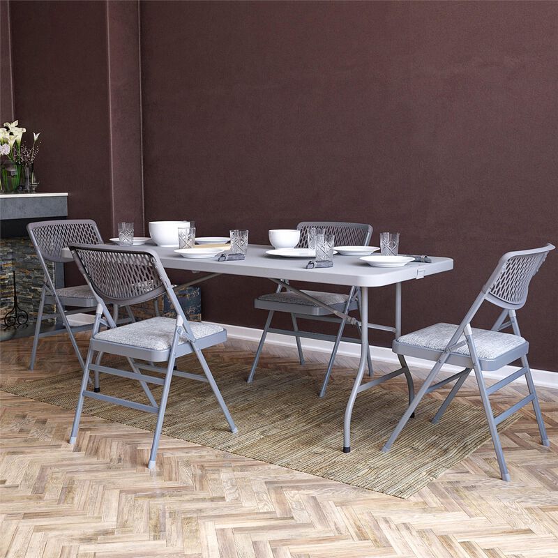 Ultra Comfort Commercial XL Premium Fabric Padded Folding Chair