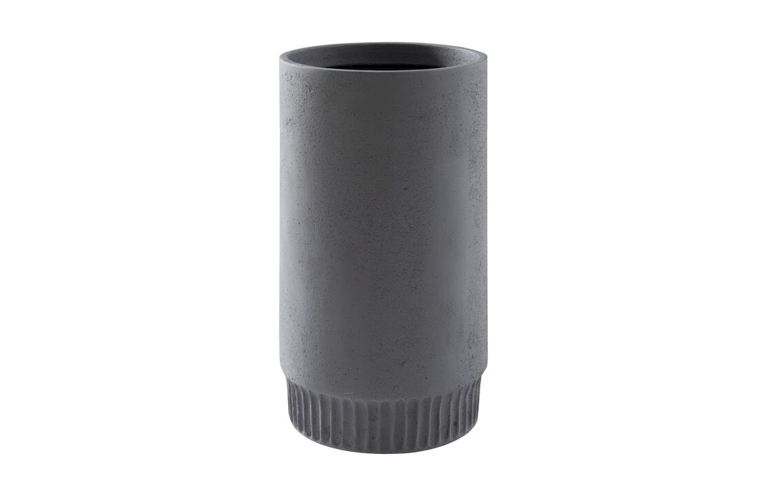 Harvest Medium Planter in Dark Gray