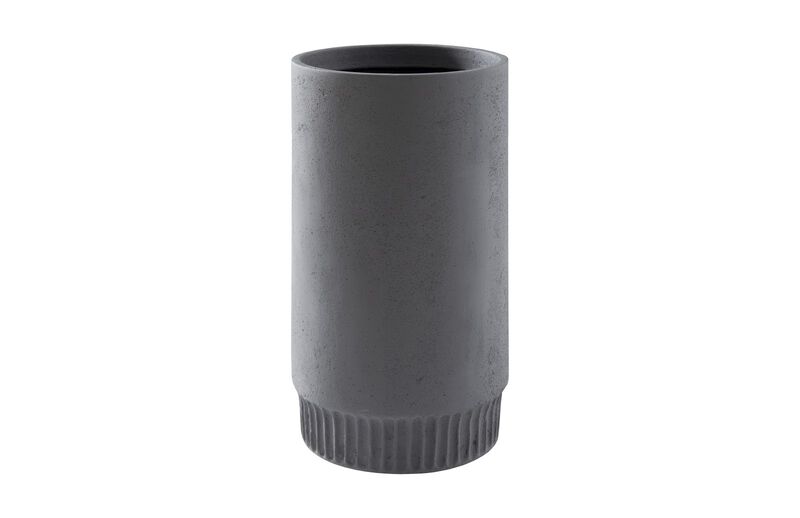 Harvest Medium Planter in Dark Gray
