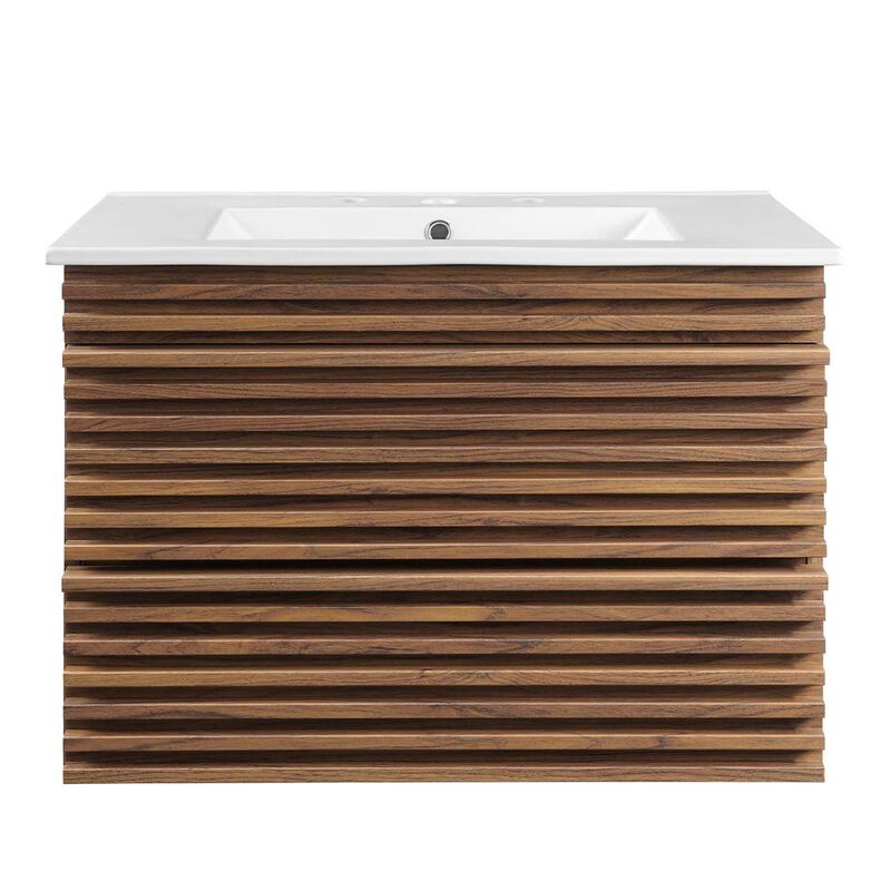 Modway Render 30 Wall-Mount Bathroom Vanity