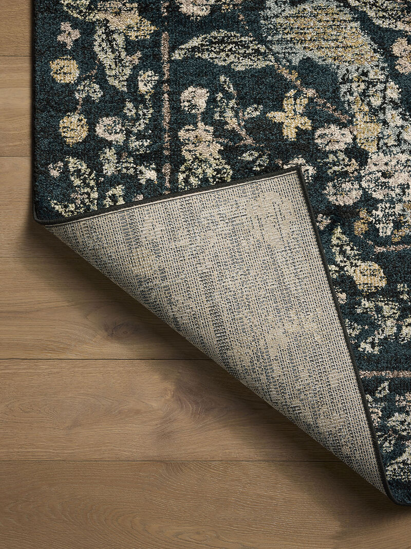 Laurel LAU-05 Navy 9''2" x 12''2" Rug by Rifle Paper Co.