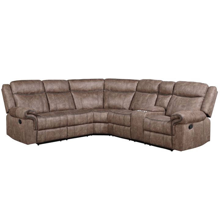 Two Tone Velvet Sectional Sofa Luxurious and Stylish Design