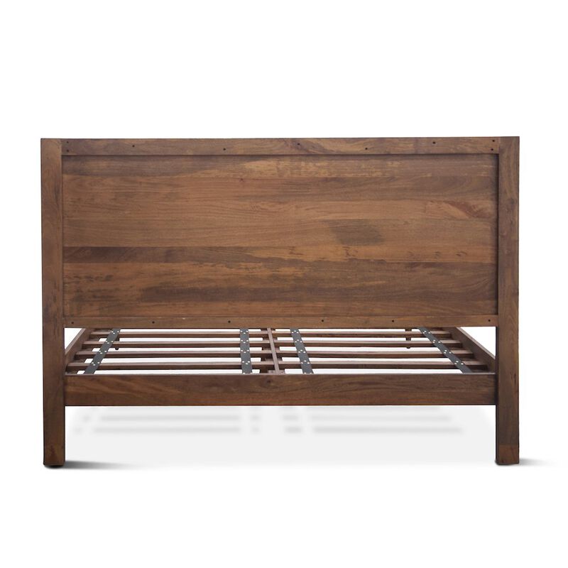 World Interiors Vallarta Two Tone Mango Wood Queen Bed