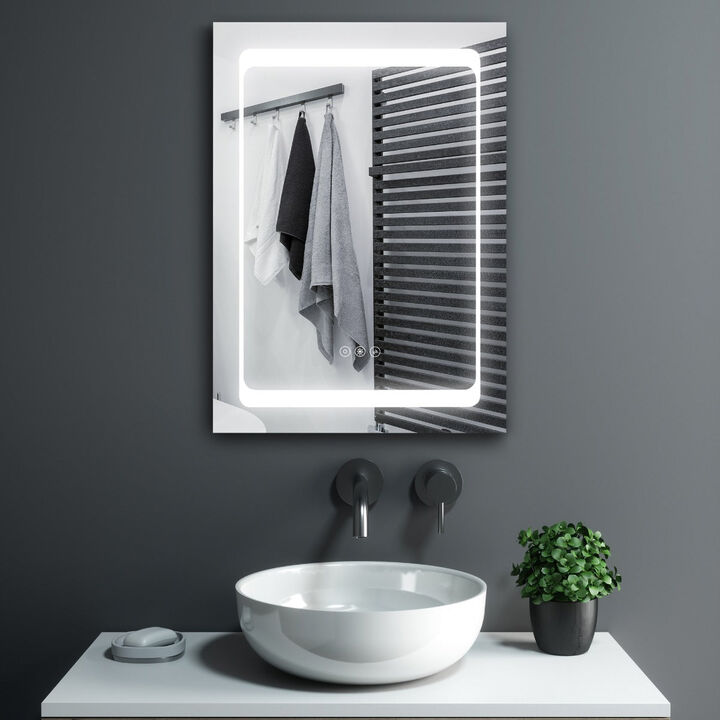 LED Bathroom Cabinet: Dimmable Wall-Mounted Medicine Cabinet