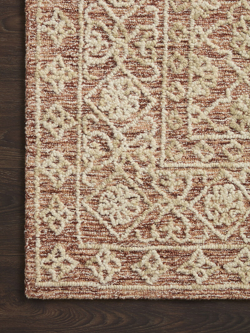 Cecelia CEC01 Rust/Natural 7'9" x 9'9" Rug
