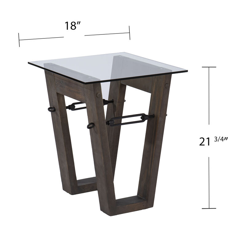 Remi Reclaimed Wood End Table