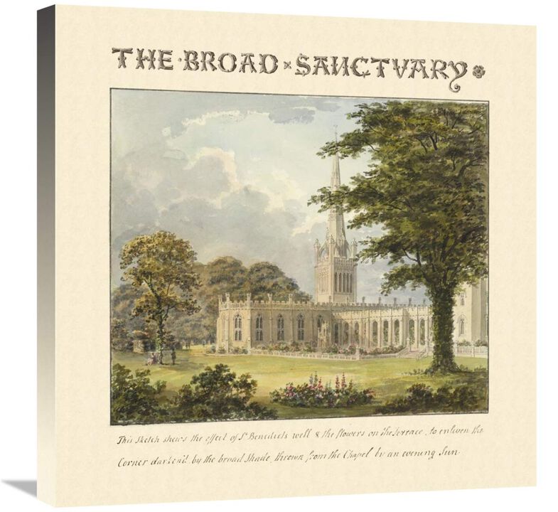 The Broad Sanctuary, 1813-Canvas Art-24x24