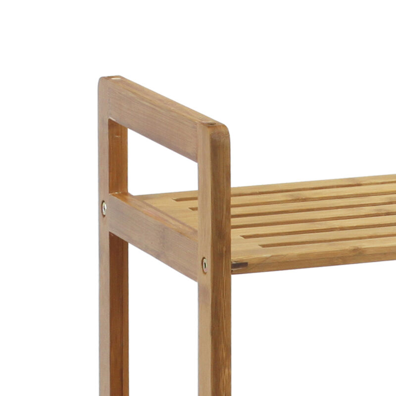 Oceanstar 3-Tier Bamboo Shoe Rack
