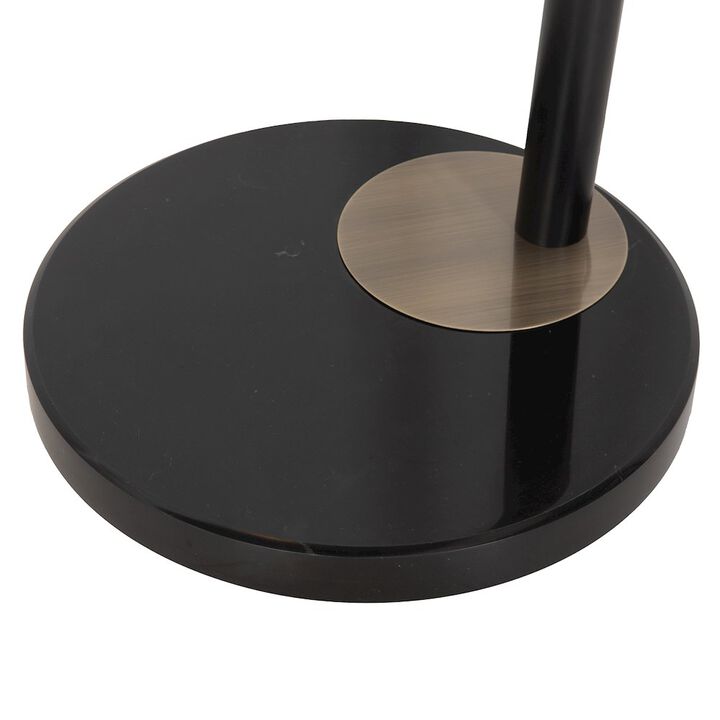 NOVA OF CALIFORNIA Redondo 1 Light LED Arc Floor Lamp - Matte Black