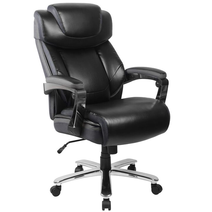 Brown 500LB High Back Chair