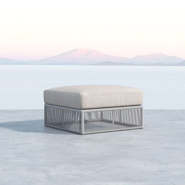 Miami Ottoman in Echo Ash w/ Self Welt
