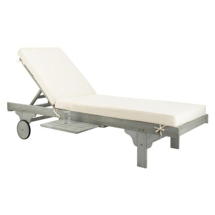 Belen Kox Coastal Haven Chaise Lounge Chair with Side Table, Belen Kox
