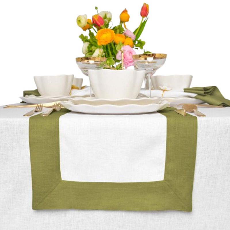 Solino Home 100% Pure Linen Table Runner | Contempo