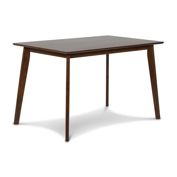 New Classic Furniture Furniture Morocco 7-Piece Mid-Century Wood Dining Set in Gray