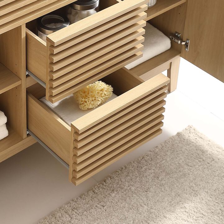 Render 48" Double Bathroom Vanity Cabinet