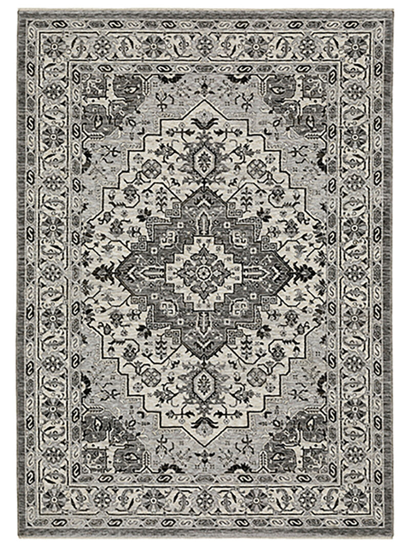 Chamberlain 3'3" x 5' Grey Rug
