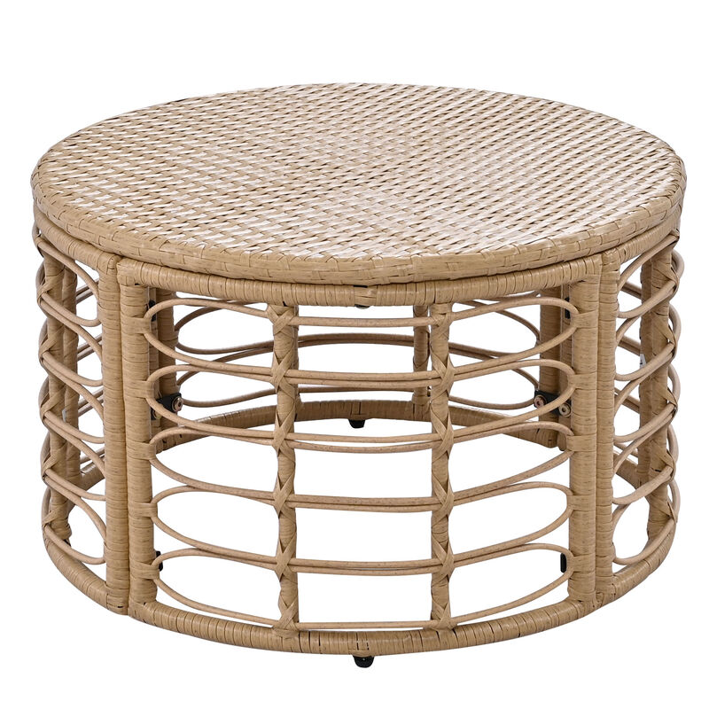 Merax 7 Pieces Outdoor Patio Furniture Sofa Set with Table