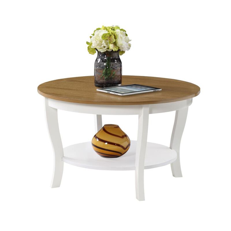 Convenience Concepts American Heritage Round Coffee Table