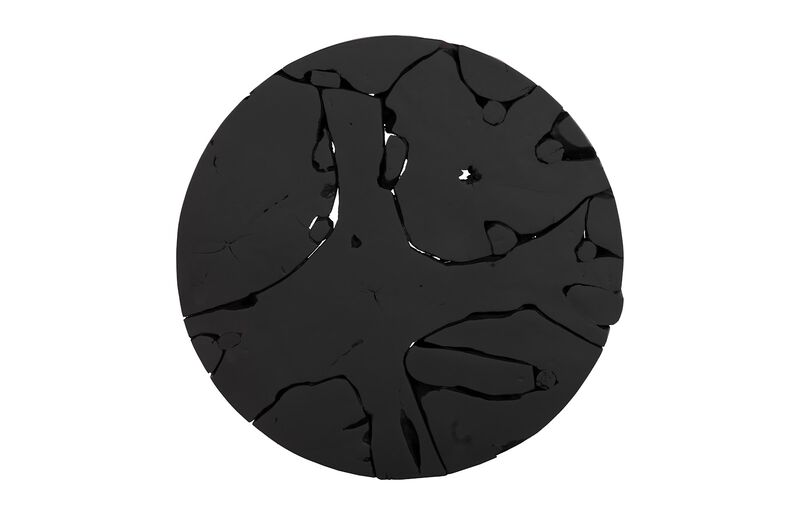 Teak Chunk Round Coffee Table