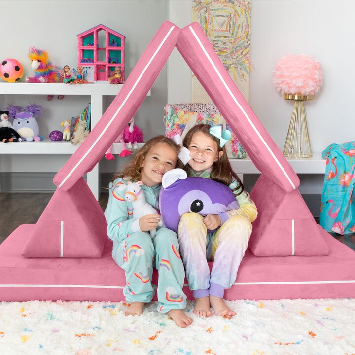 Jaxx Zipline Playscape - Imaginative Furniture Playset for Creative Kids