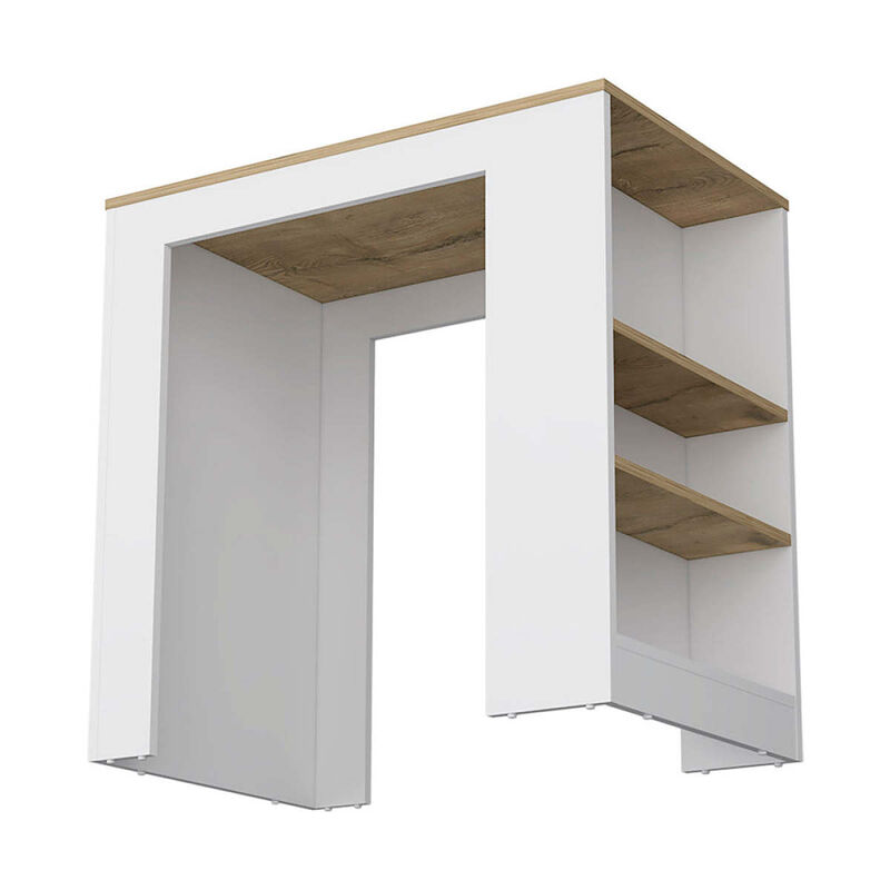 Streamdale Highlands Kitchen Island With Storage Base In And Ibiza Marble
