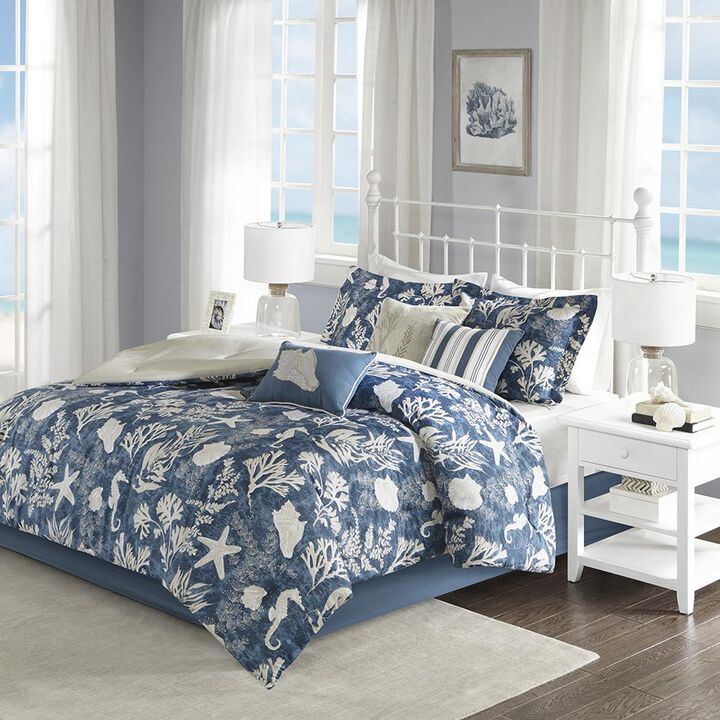 Belen Kox Cotton Printed 7pcs Comforter Set, Belen Kox