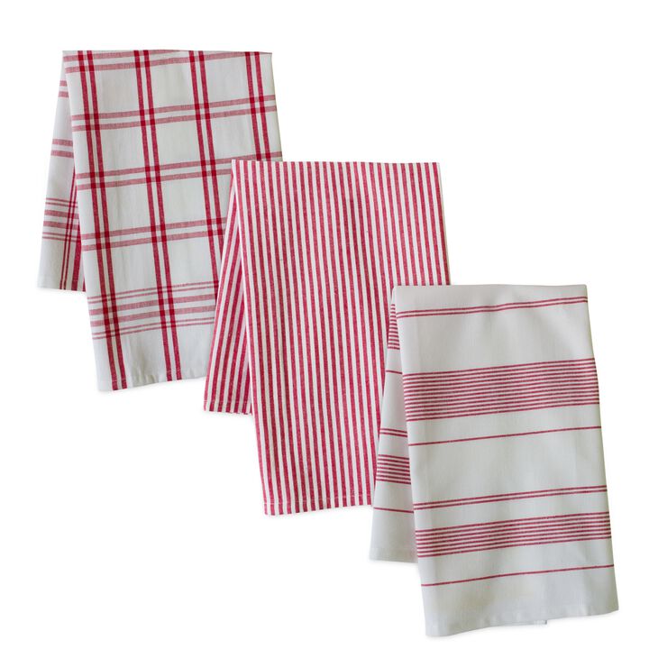 Cotton Tea Towels Set of 3 for Everyday Kitchen Essentials