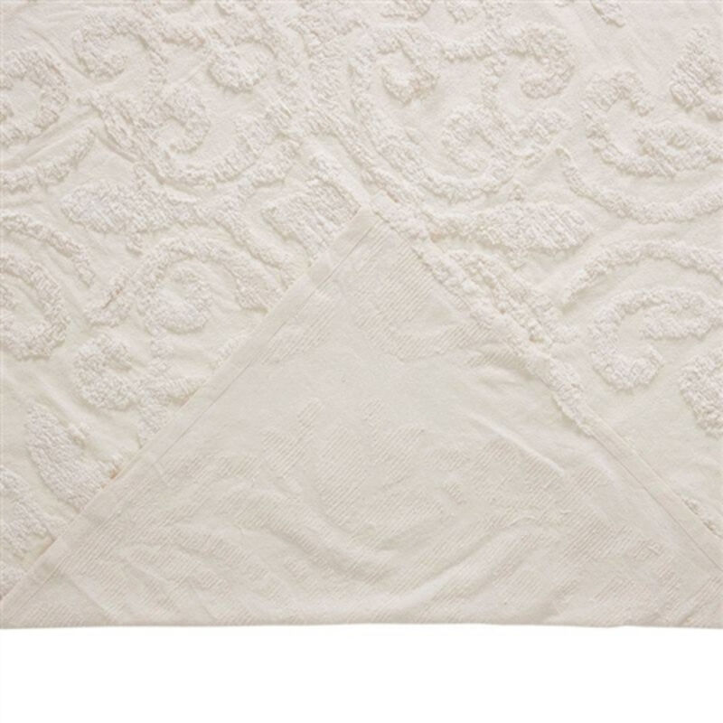 Soft Chenille 3-Piece Bedspread Set – Lightweight 100% Cotton Coverlet with Shams