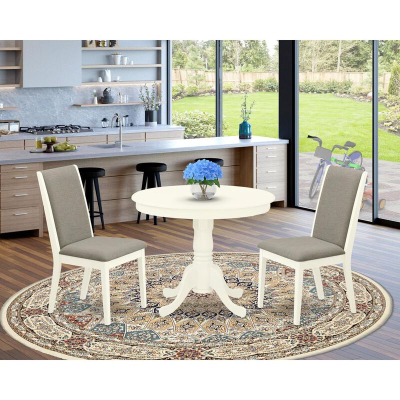 Dining Room Set Linen White