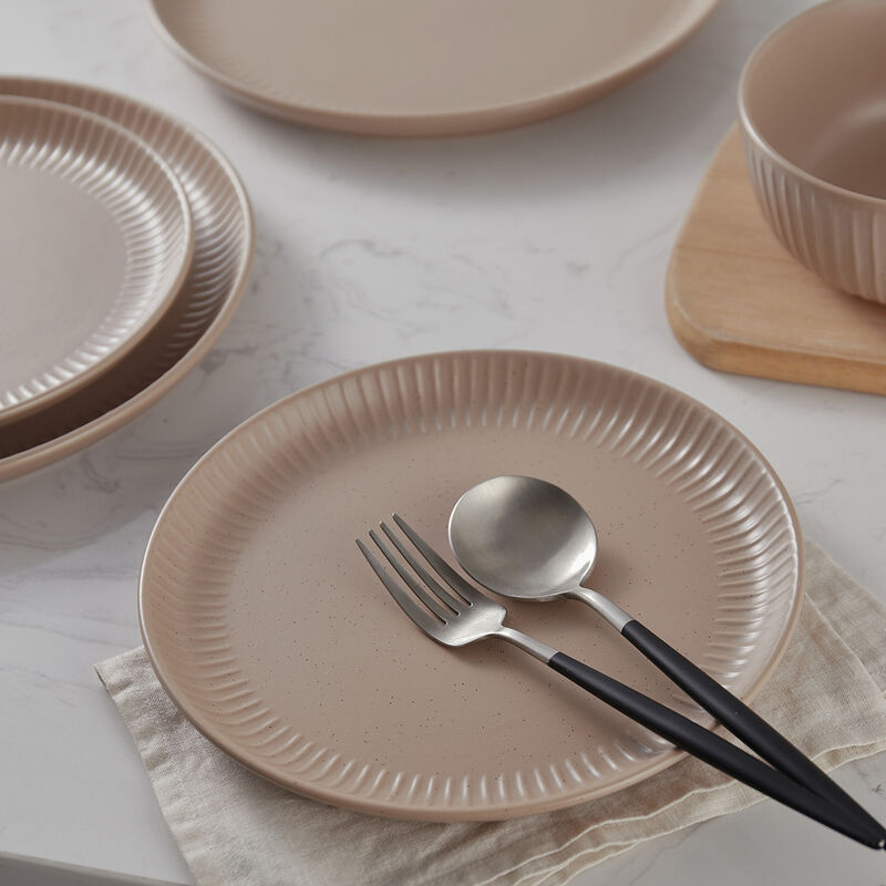 Stone Lain Logan Stoneware 24 Piece Dinnerware Set